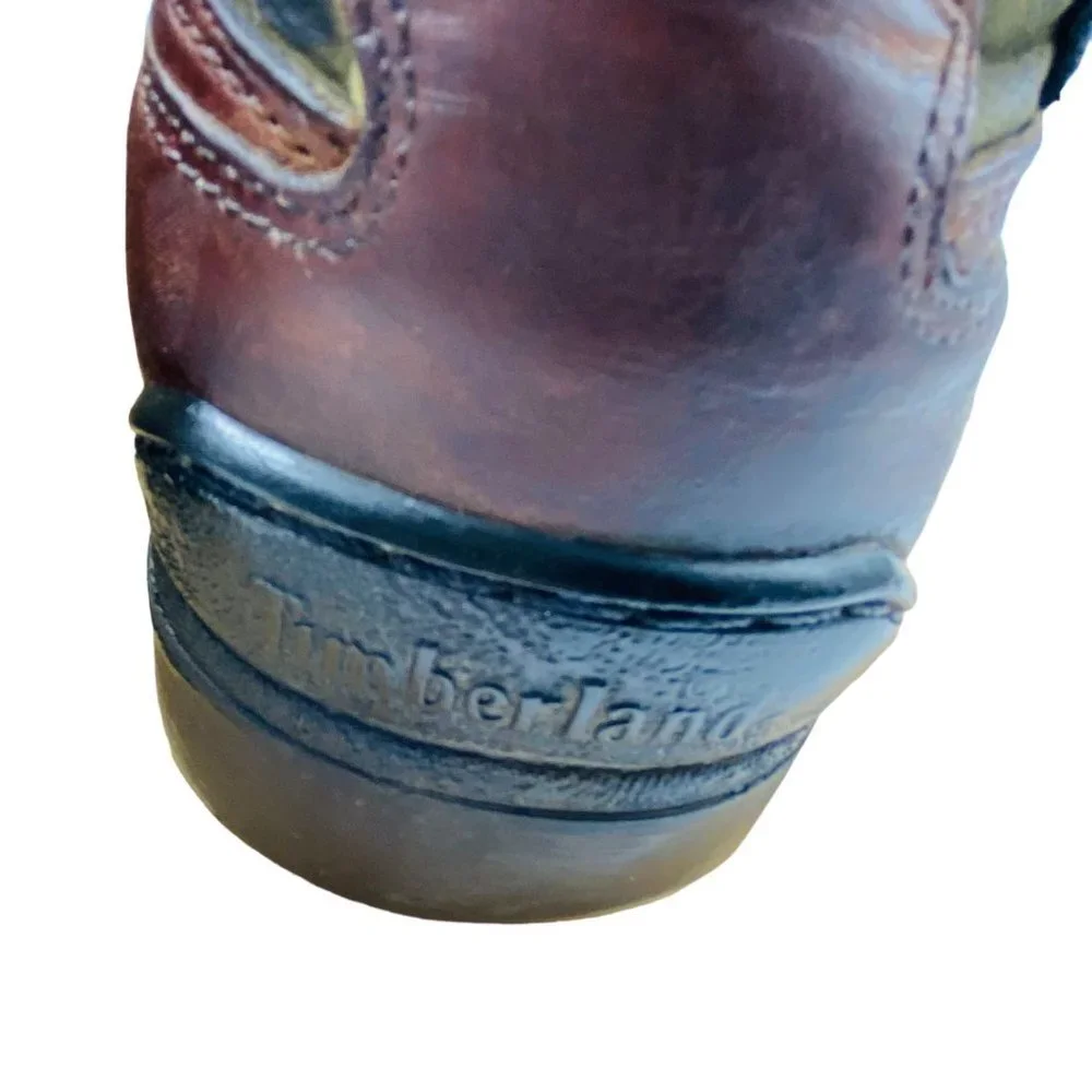 Vintage Timberland Men Size 7‎ Chukka Brown Leather Ankle Boots Gore-Tex Lace up